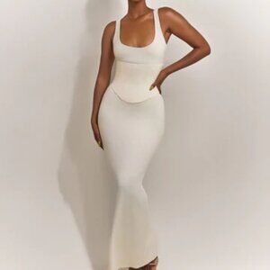Mars the Label: The Sandra Scoop Maxi in Cream